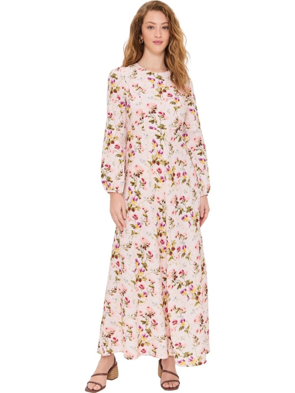 Hill House Nadia Dress in Pink Bluebonnet - size L - NWT!!!